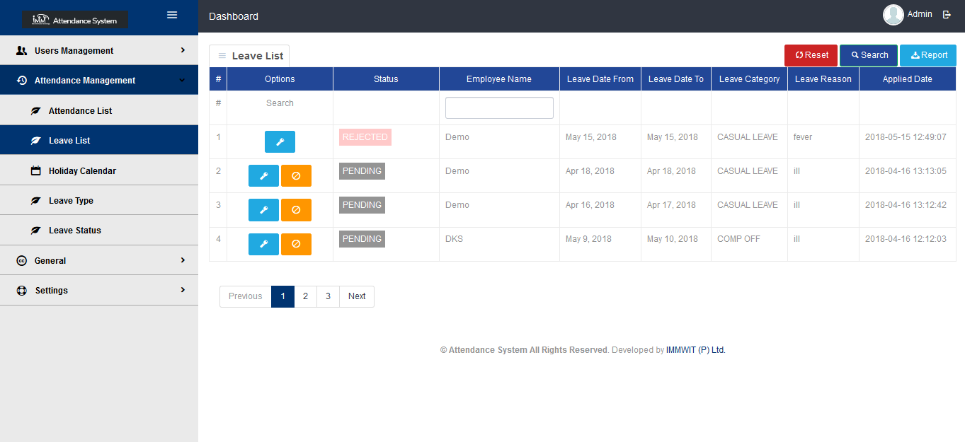 Attendance Management